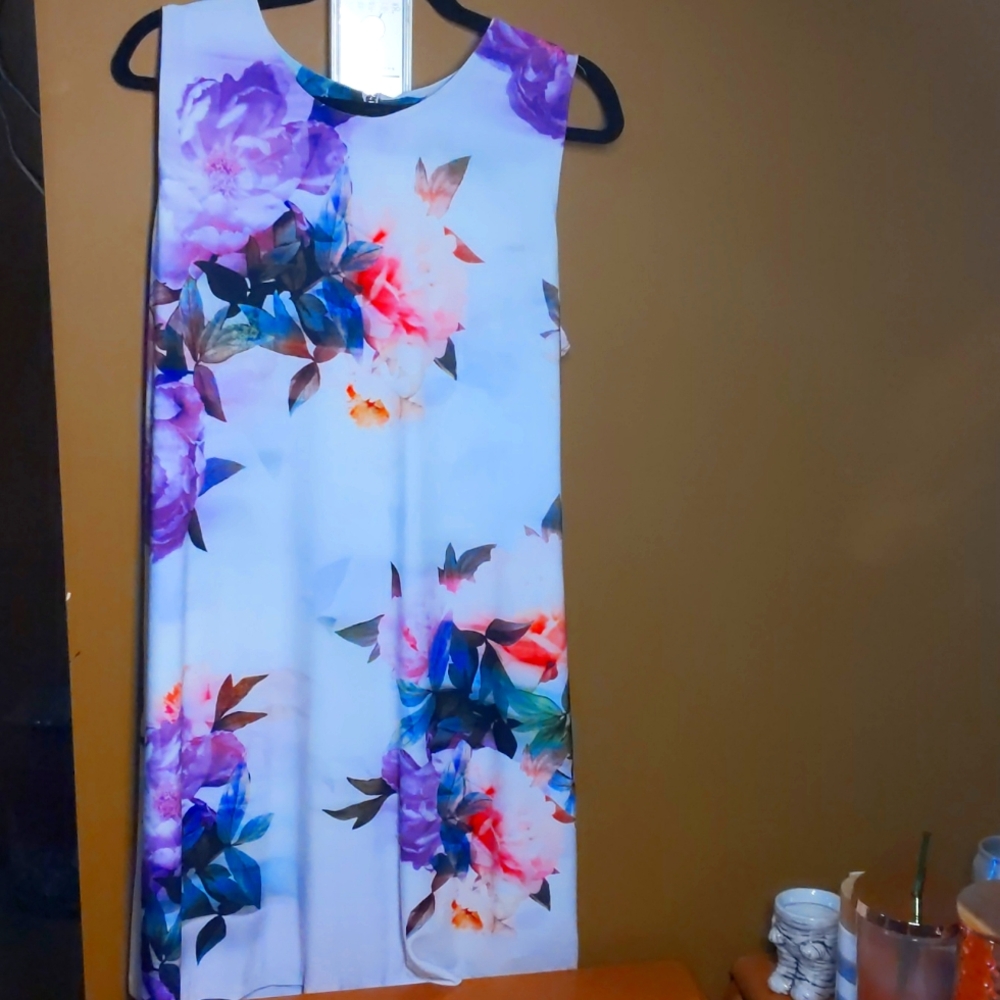 Calvin Klein size 14 floral dress